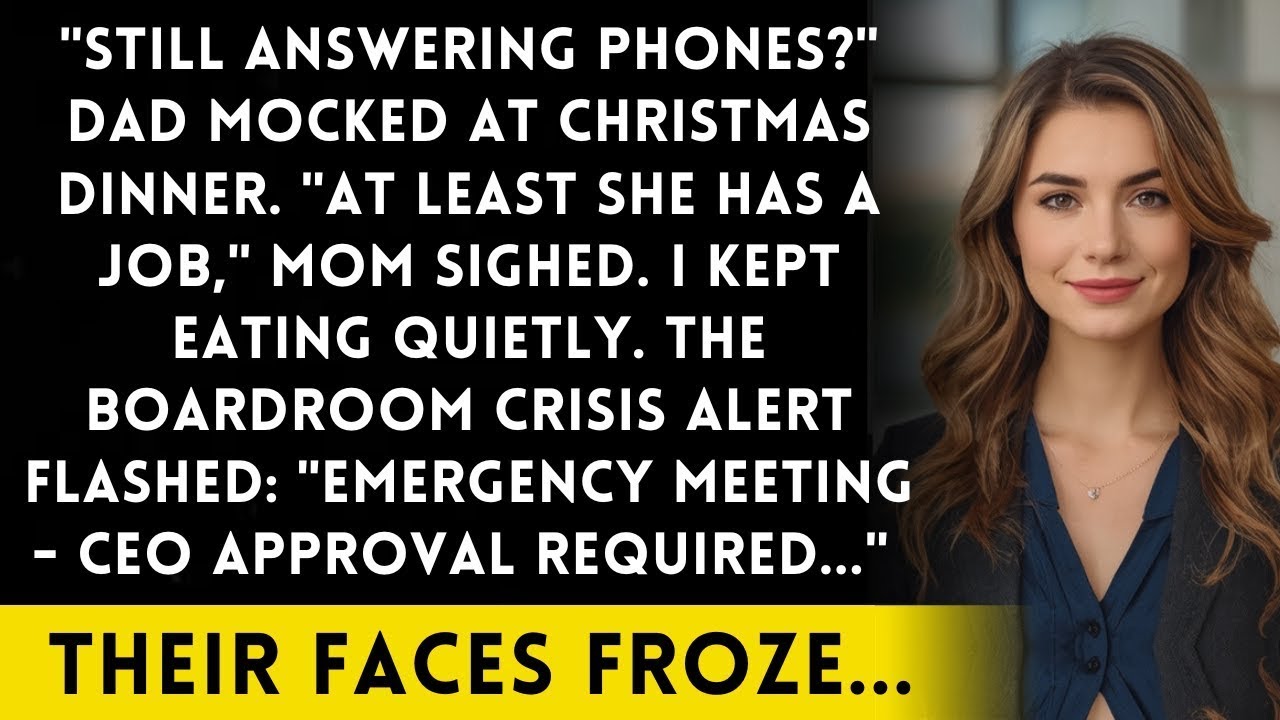 Family Called Me 'Just An Office Assistant'   Until The CEO Emergency Meeting