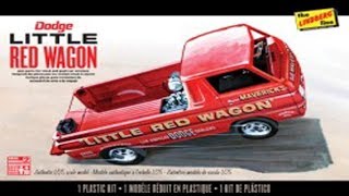 Model Kit Review: Little Red Wagon 1:25 Scale Lindberg Model Kit # HL115
