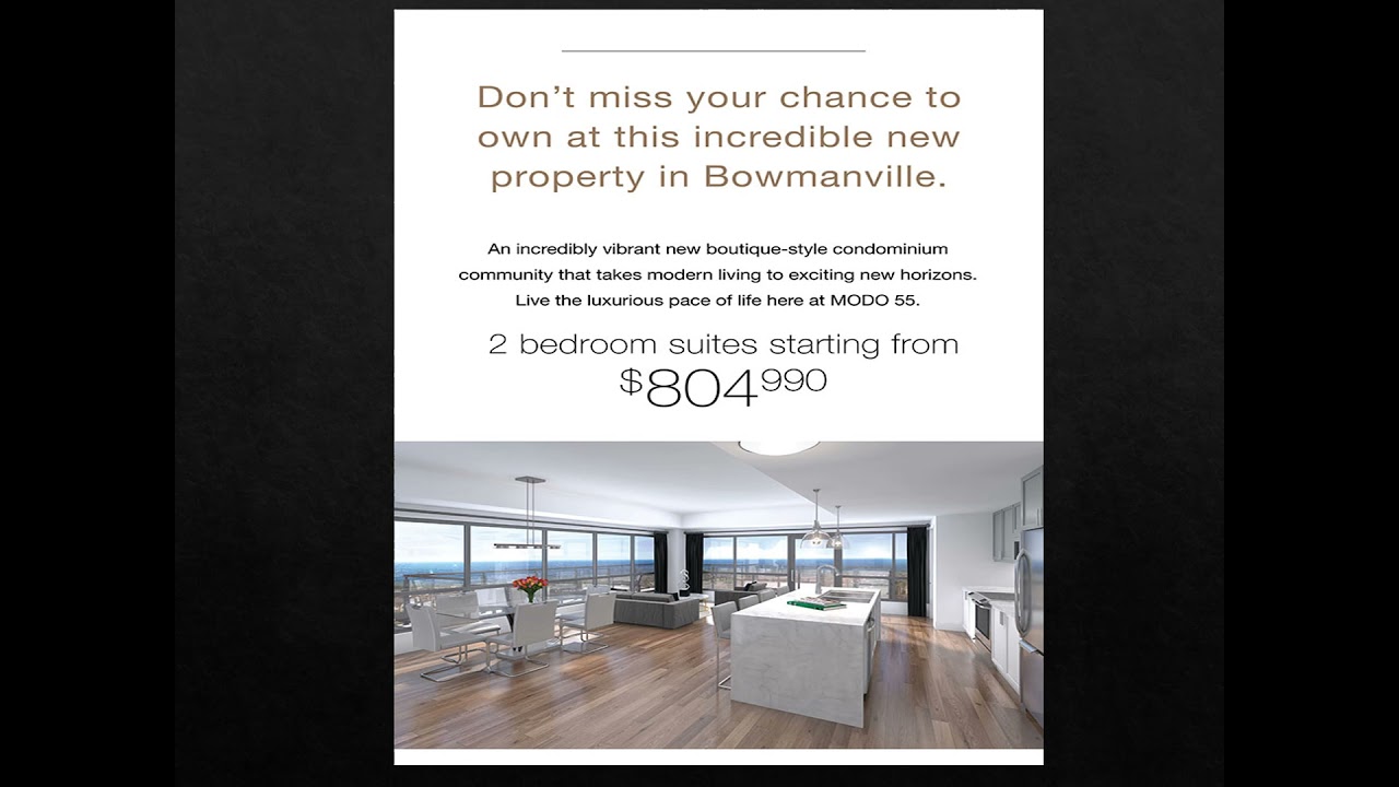 MODO CONDOS BOWMANVILLE !! YouTube