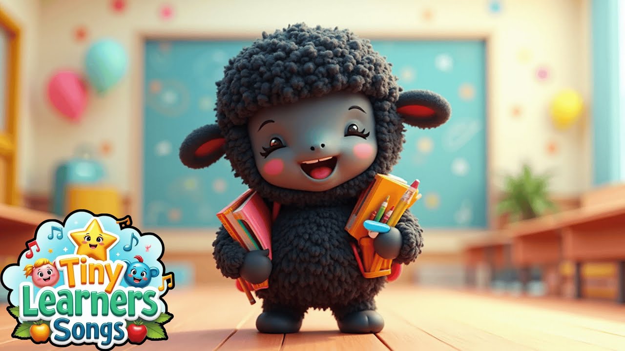 My First Day of School Song 🐑 | Fun Back to School Kids Song | Tiny ...
