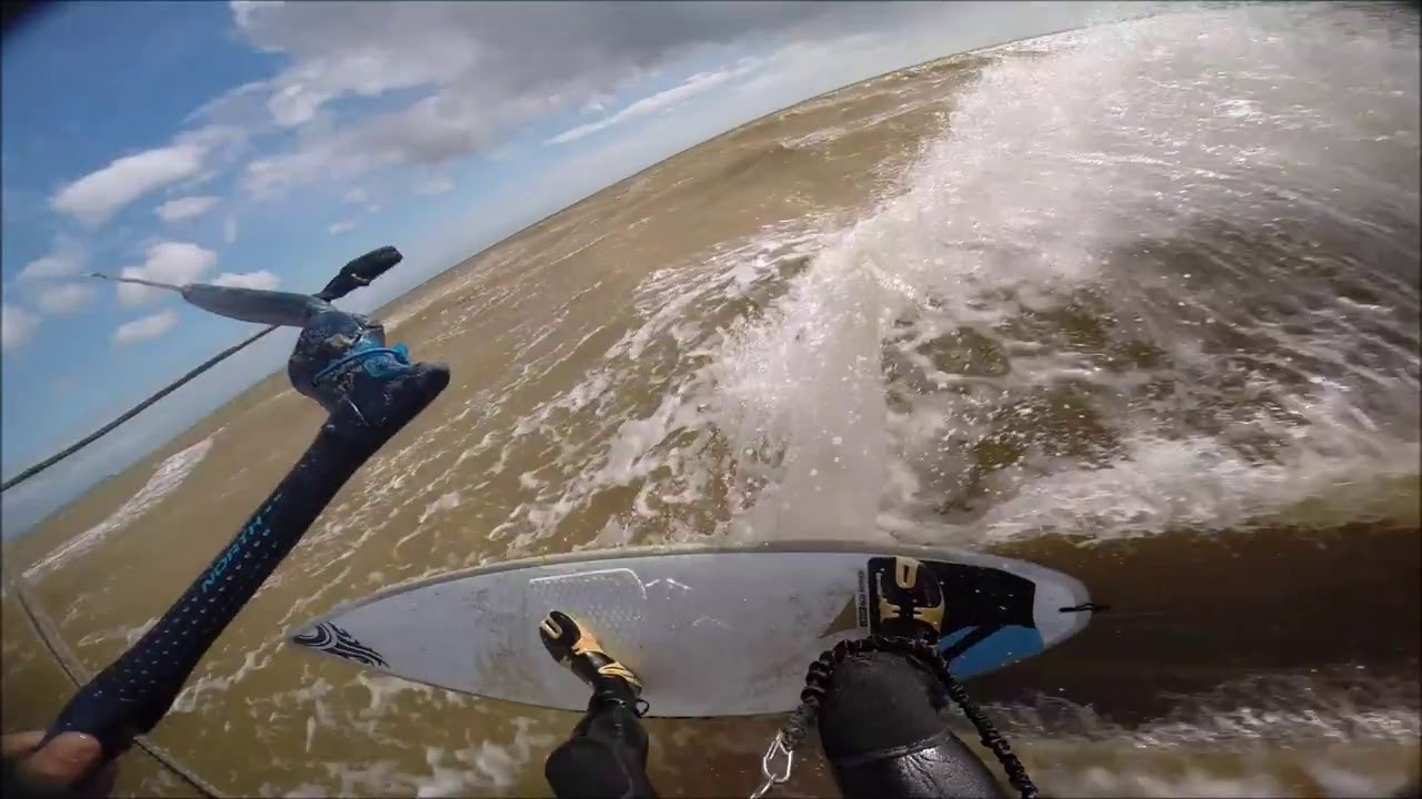 GoPro 2016 kitesurfing Wave riding strapless YouTube