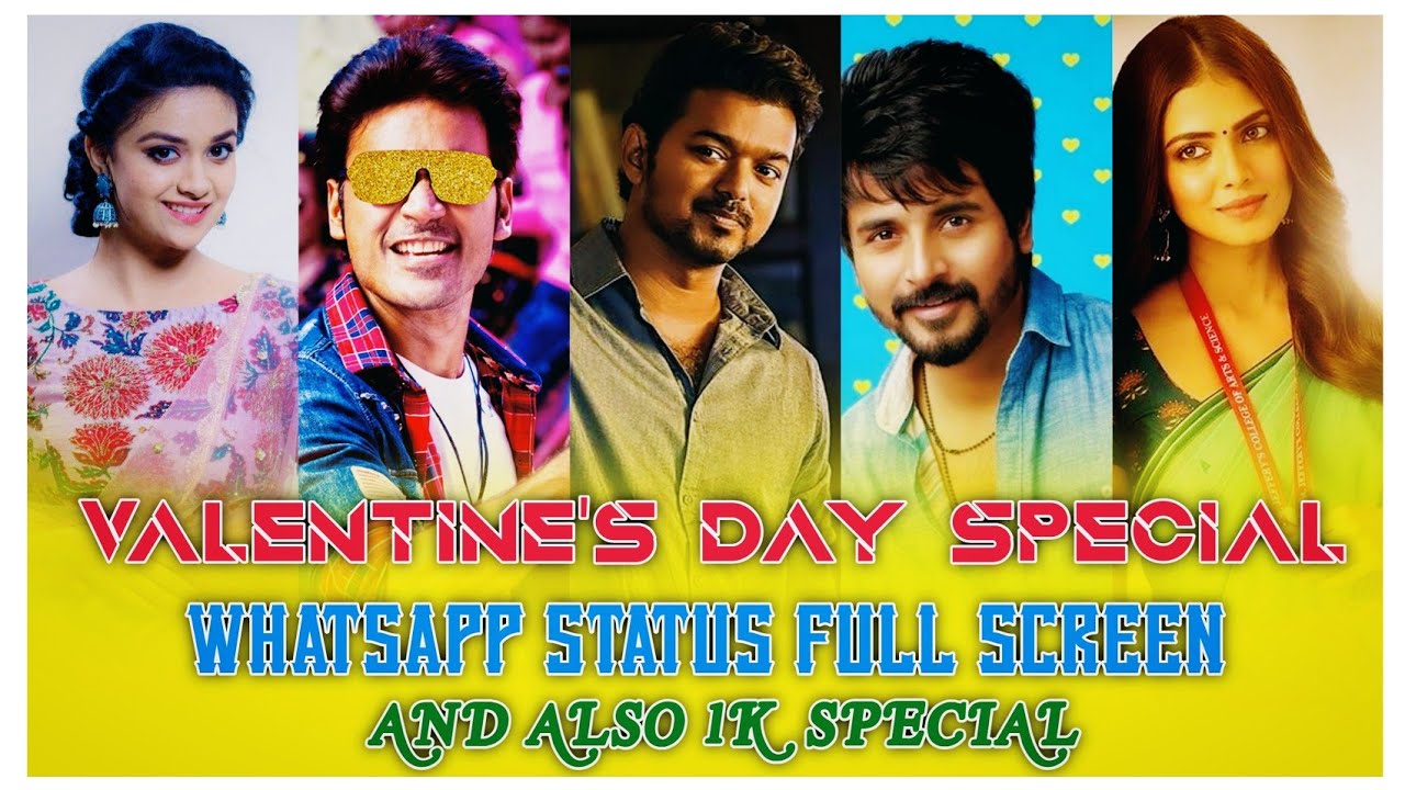 Valentine's Day Special || Full Screen || Whatsapp Status || New Edit's 