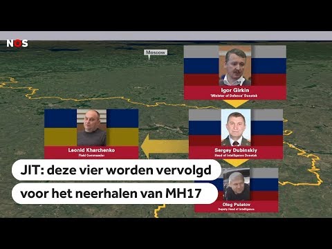 MH17: Volgens het JIT zijn dit de vier verdachten