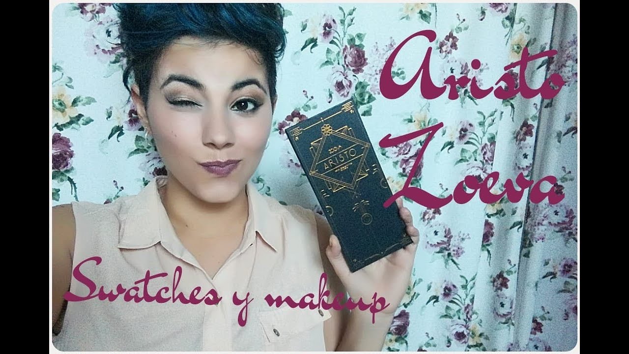 Paleta Aristo Zoeva || swatches y Makeup
