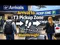 T3 Pickup Zone Walkthrough Manchester Airport