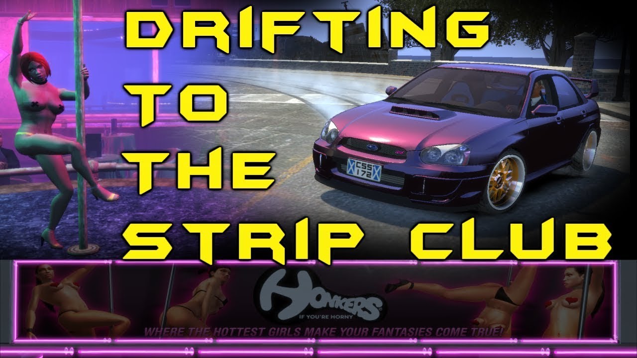 GTA IV - AMAZING Drifting Gymkhana Six (Drifting To The Strip Club)