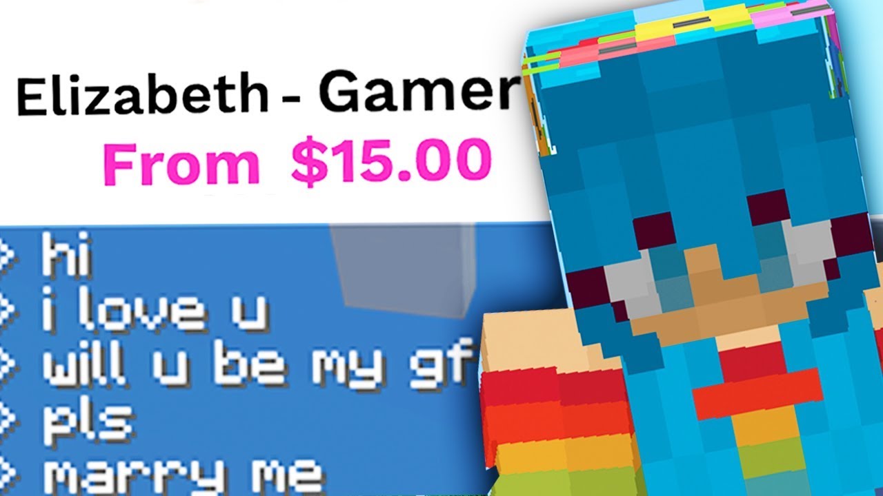 PAYING 'GAMER GIRLS' TO PLAY MINECRAFT WITH ME YouTube