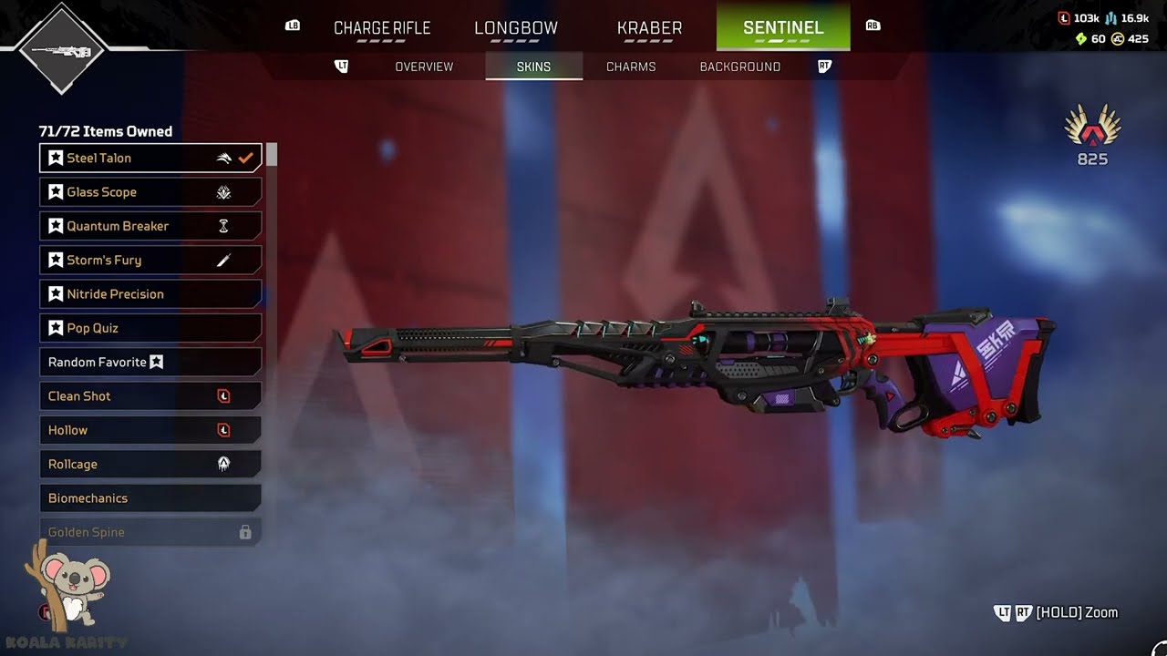 Legendary Skin for the Sentinel (Steel Talon), S24 Store Update. [Apex Legends - Highlight - Mar.25]