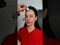 Face care serum application