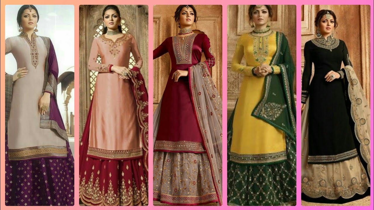 Latest Design With Long Shirt Lehenga Wedding & Party Collection ...