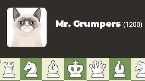 Chess.com how to beat Mr Grumpers Bot