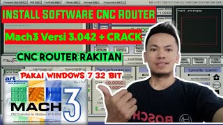 Tutorial Install Softrware Mach3 Version 3.042   Crack | How to install cnc router rakitan