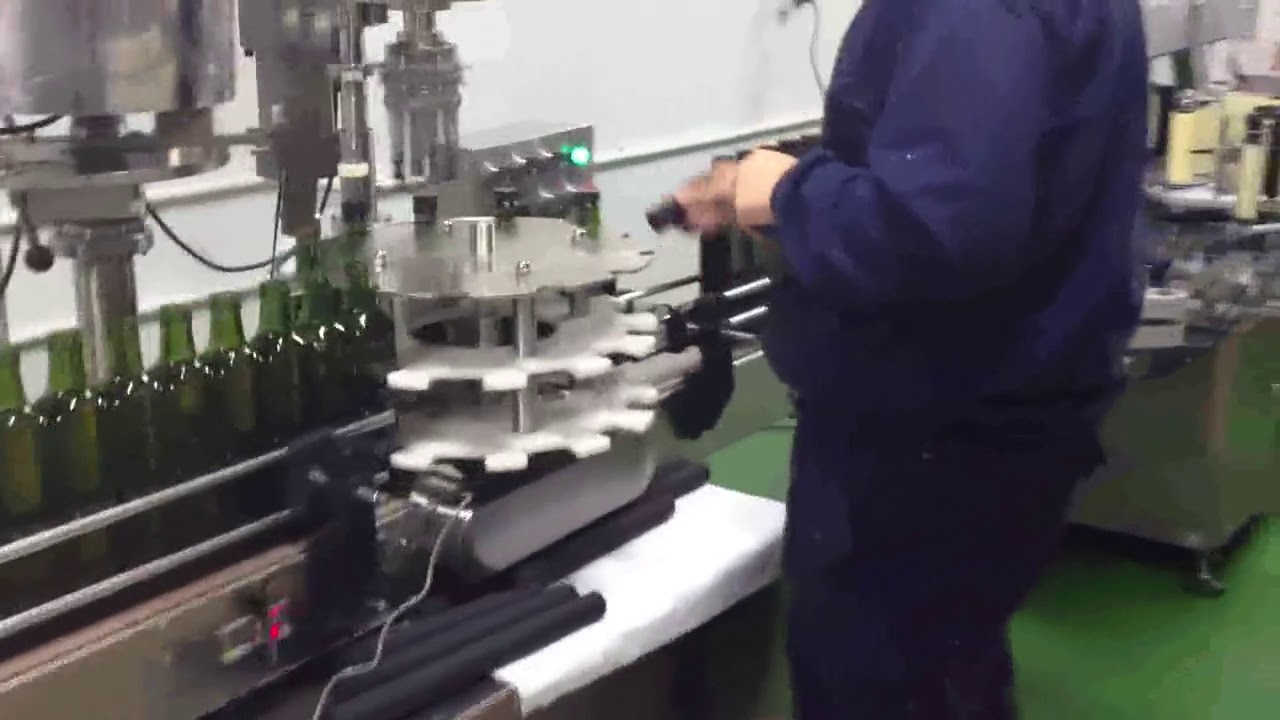 Automatic Glass Bottles Olive Oil Filling ROPP Capper Machine