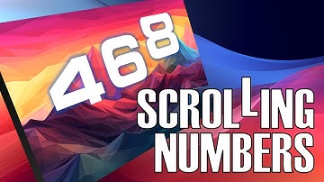 Scrolling Numbers in PowerPoint