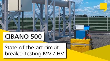 State-of-the-art circuit breaker testing MV / HV