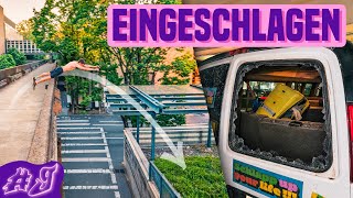 They broke into our car & The first Roofgaps! | SCHLAPPENTOUR 2026, Folge 9 | Portland 🇺🇸