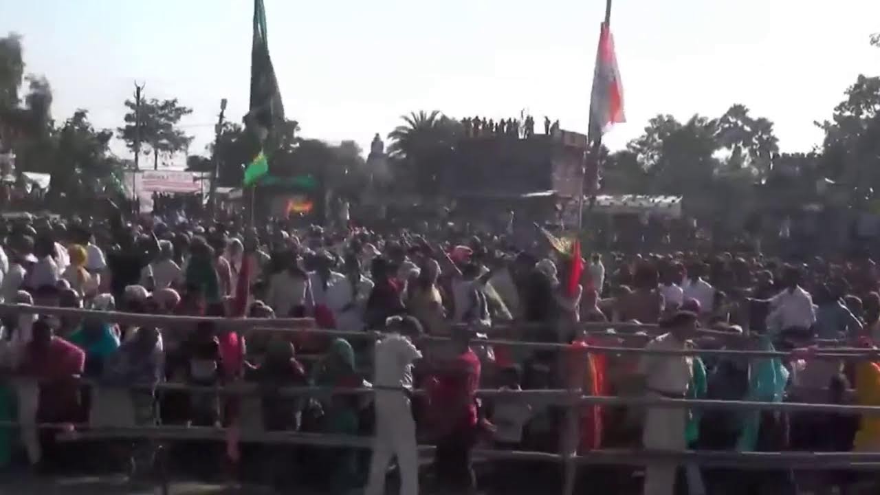 महिषी, सहरसा से जनसभा 