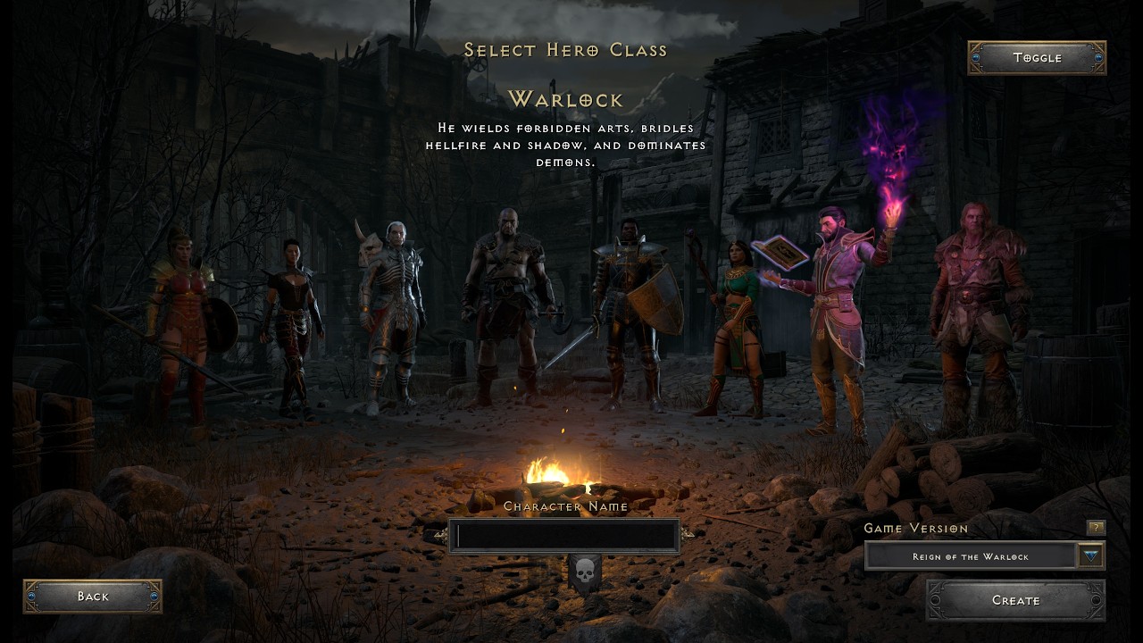 Diablo 2 Resurrected Infernal Edition Warlock (Чернокнижник)