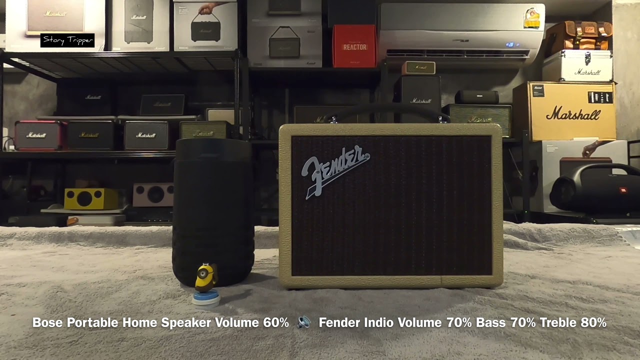 Bose Portable Home Speaker vs Fender Indio - YouTube