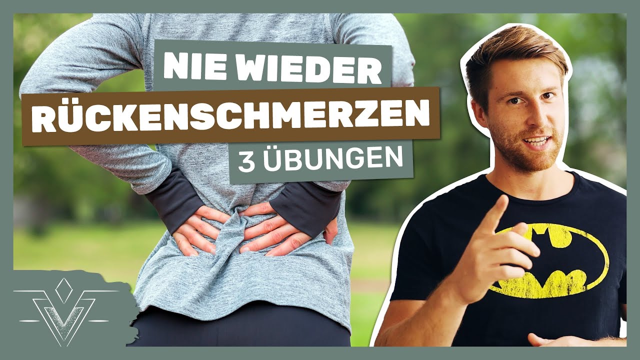 Was tun gegen Rückenschmerzen im unteren Bereich?! - YouTube