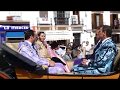 Goyesca Paseo Carruajes Toreros y Damas Goyescas.  4K . Ronda 2018