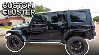 2008 JEEP CUSTOM INSTRUMENT CLUSTER