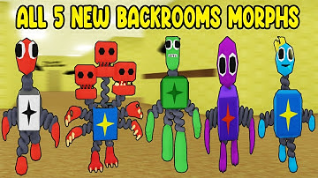 UPDATE - How To Find ALL 5 NEW BACKROOMS MORPHS in Find The Backrooms Morphs