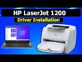 HP LaserJet 1200 Install driver without use internet | working Method