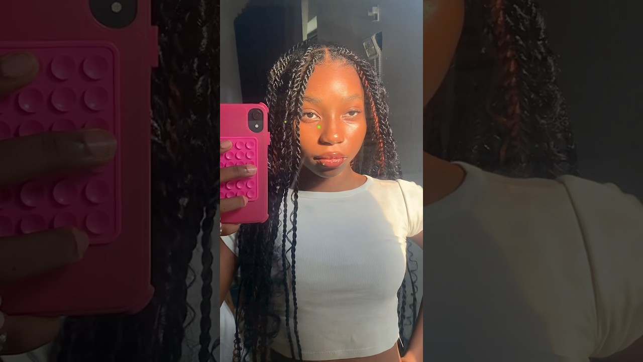 Let’s braid my hair together! 🥥🌺 #aesthetic #vlog #braids #nigerian #glowuproutine #grwm #lagos