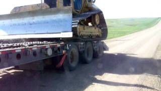 Unloading a D 6 dozer.mov