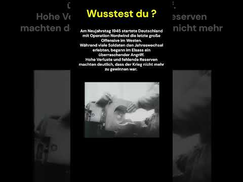 Neujahr 1945: Der letzte deutsche Angriff  #ww2 #ww2rebuilder #history #krieg #weltkrieg #shorts by Histomation