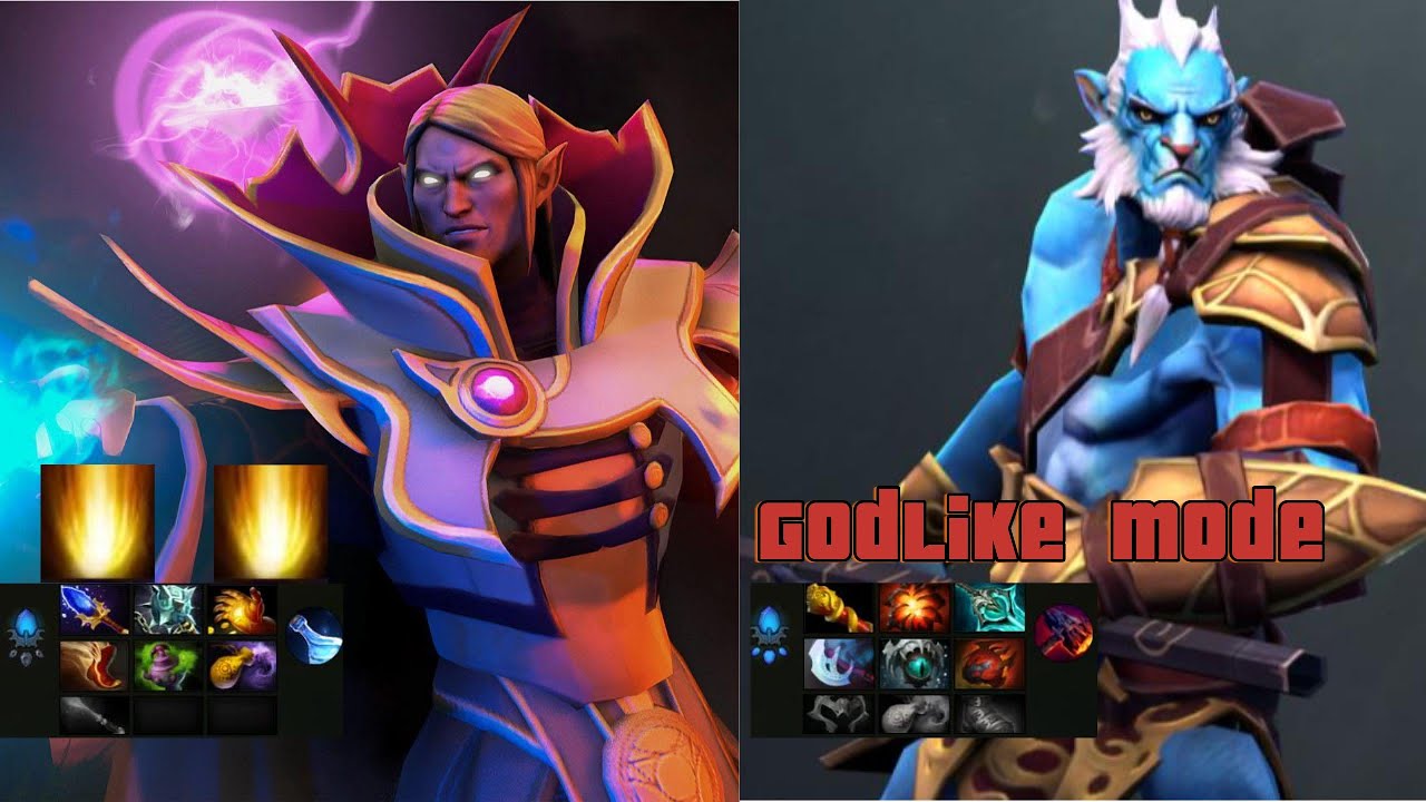 Support Sunstrike Invoker With Godlike PL Carrying The Game!