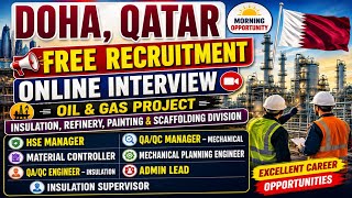 QATAR JOBS 2026 πΆπ¦ | FREE RECRUITMENT | ONLINE INTERVIEW | OIL & GAS PROJECT MECHANICAL ENGINEER QATAR JOBS 2026 πΆπ¦ | FREE RECRUITMENT | ONLINE INTERVIEW | OIL & GAS PROJECT MECHANICAL ENGINEER