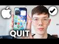 How To Force Quit Apps On iPhone - Step By Step