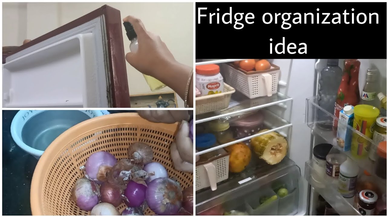 Simple way to clean and organized your fridge 😉|| tips and trick to store veggies and fruits 😊