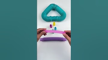 Creating ASMR to Style Crunchy POP TUBE #diy #satisfyingvideos #relaxing #oddasmr #funny #insideout