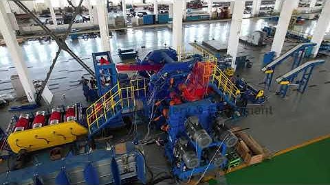 Rubber Four-Roll Calender Test Run, Rubber and Plastics Machine & Equipment.