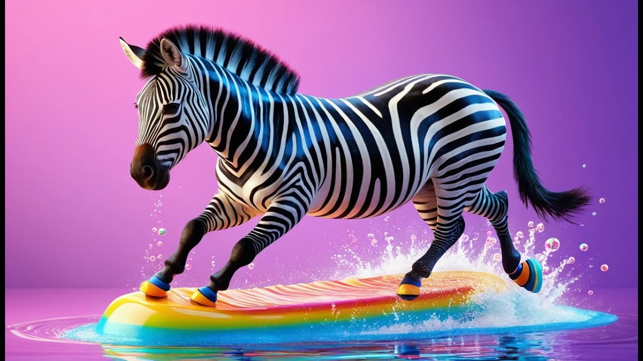 Zoomie Zebra’s Roller Skate Party | Fun Zebra Song for Kids | Exciting Skating Adventure Rhyme