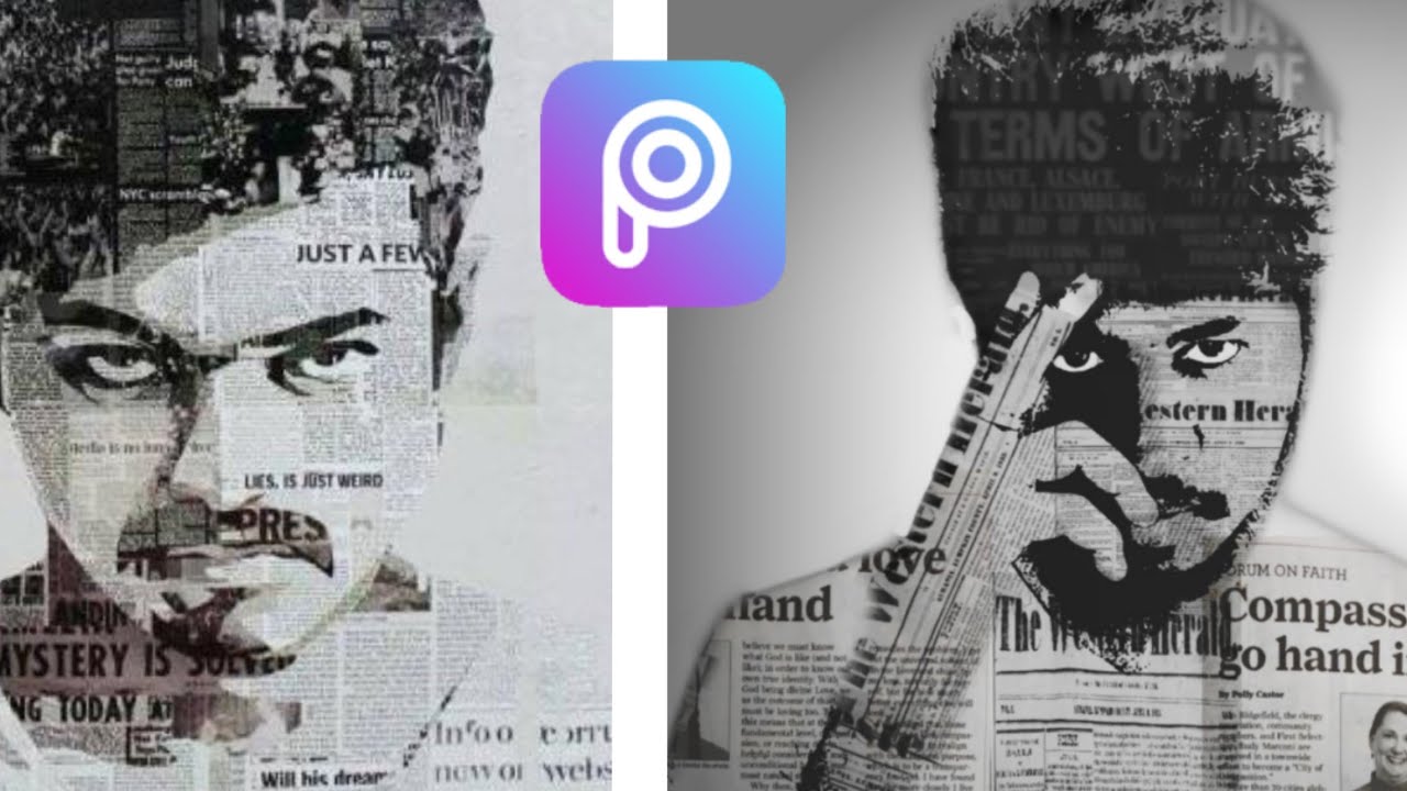 Picsart newspaper editing tutorial kaththi poster edit Picsart