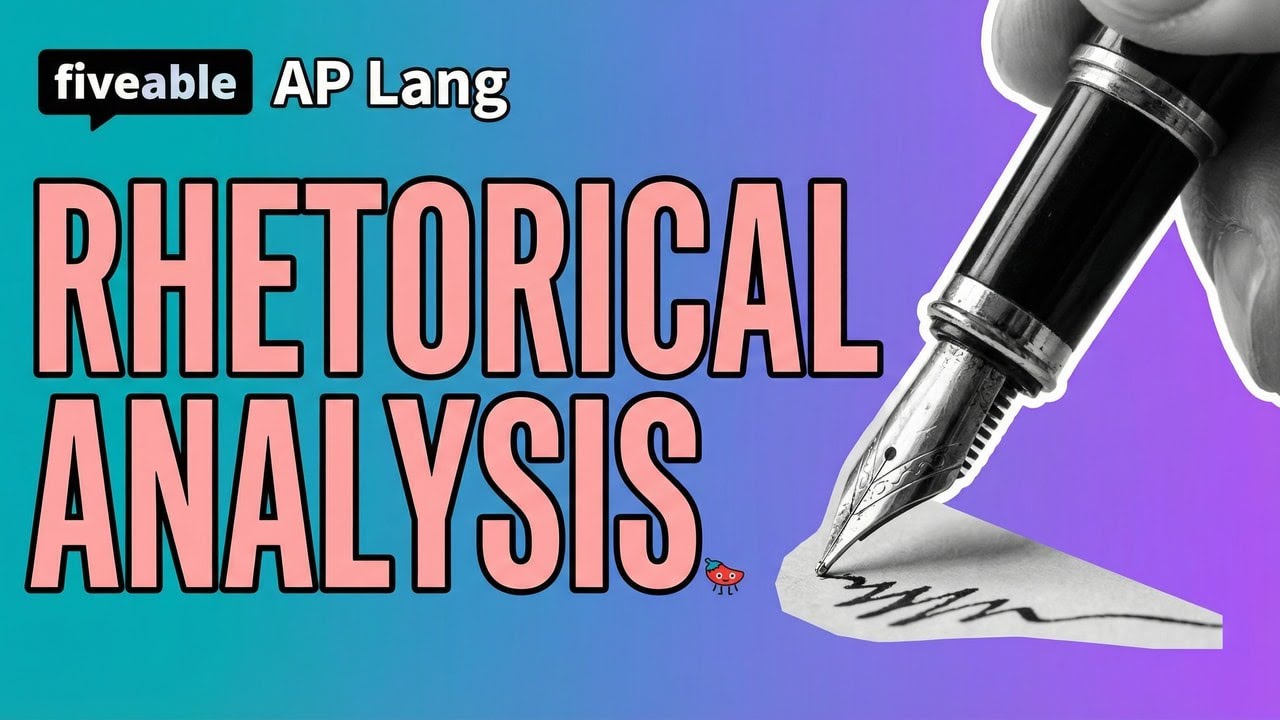 AP English Language - Rhetorical Analysis FRQ Examples | Fiveable Cram ...