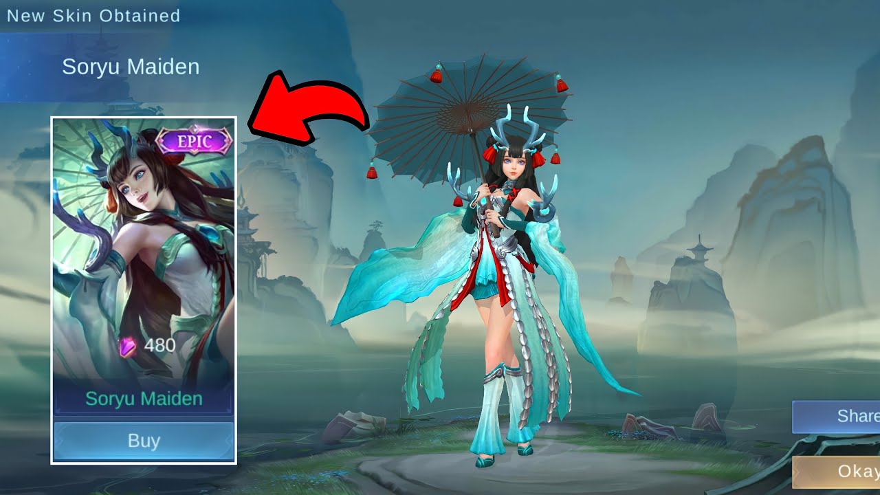 New Season New Skin! Bakar Diamond Demi Skin Epic Kagura | Mobile Legends