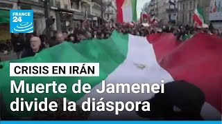 Muerte del ayatolá Ali Jamenei divide la diáspora