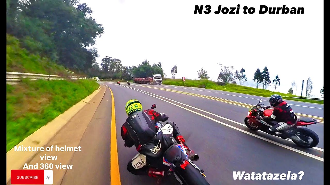BMW S1000RR flooding the N3 from Jozi to Durban. There is always a vibe passing Van Reenen