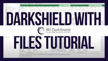 IRI DarkShield Tutorial with Files