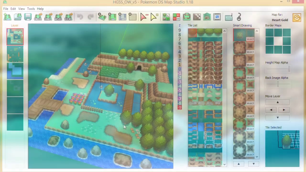 Pokemon Ds Map Studio 1 18 Is Out New Tilesets And More Youtube