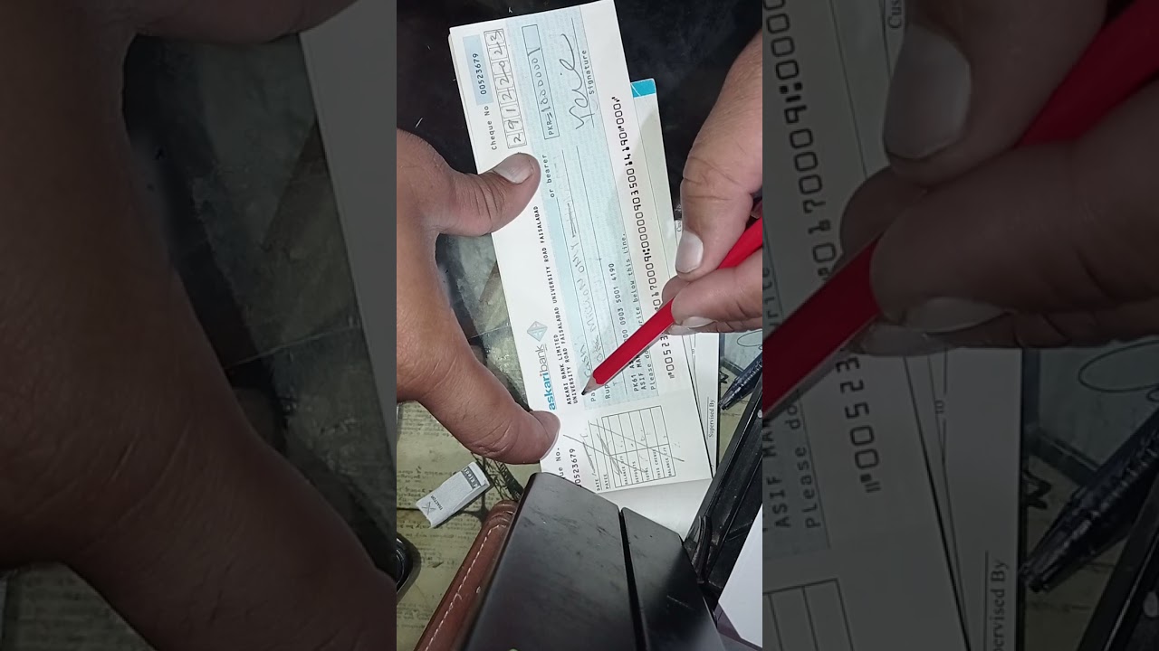 Askari Bank Cash chq Transfer Chq  and Pay oder Tips