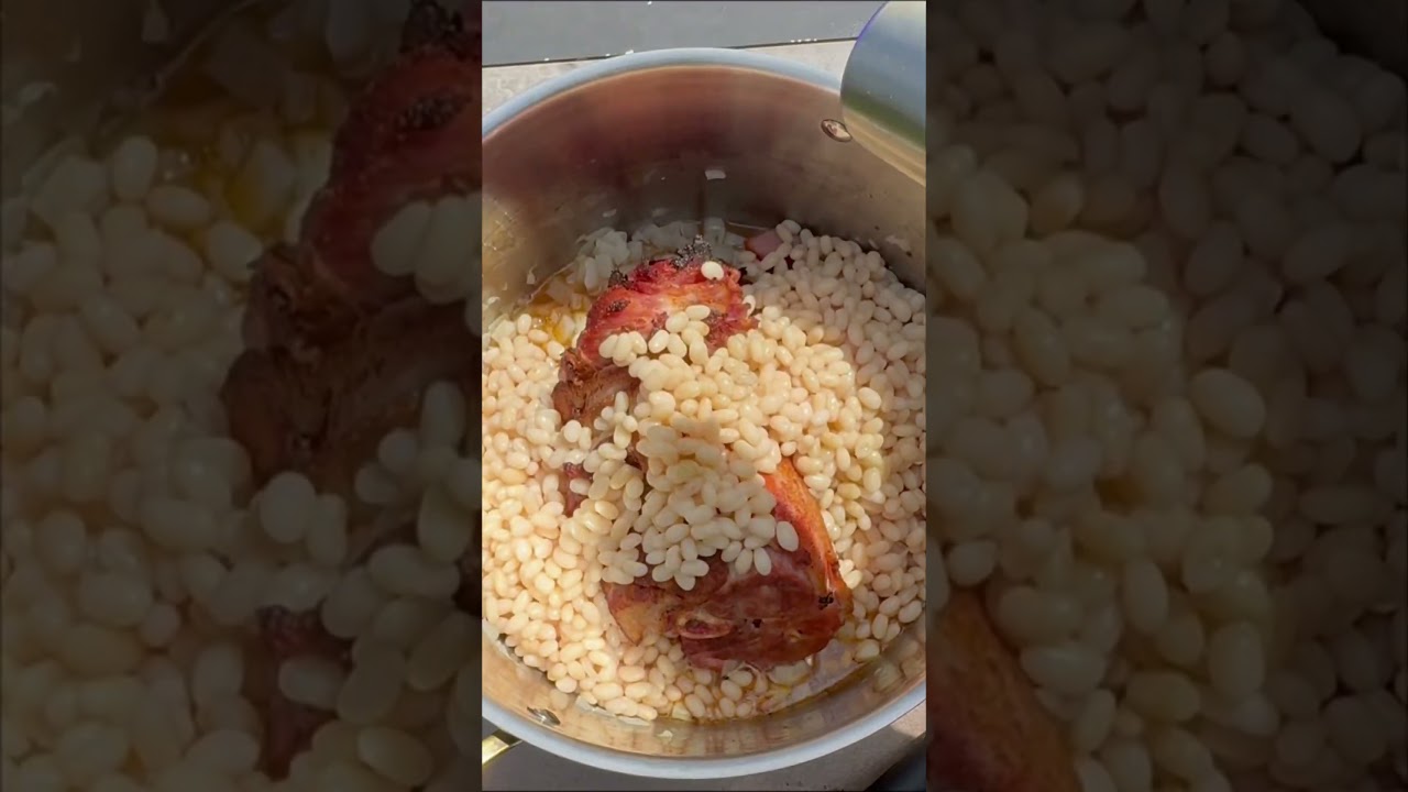 Double Smoked Ham Bone in my Bean Soup was EXTRA!🔥