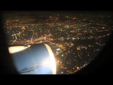 Flying over Cairo, at night, to Egyptian music.