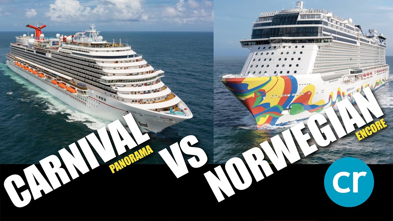 Carnival Panorama vs Norwegian Encore | CruiseReport.com