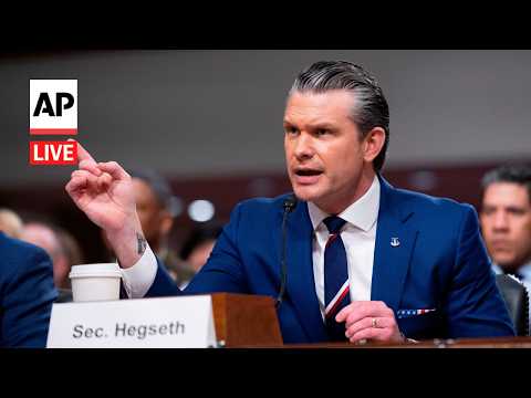 LIVE: Pete Hegseth testifies on Pentagon budget before Senate committee